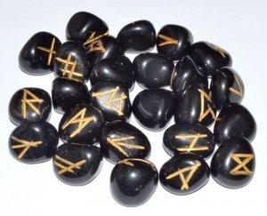 Agate Black Rune Set