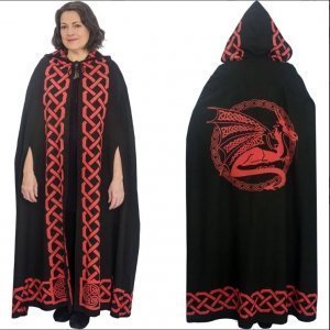 Cloak Dragon Reversible Red