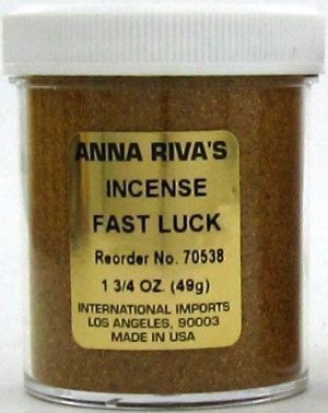 Fast Luck Incense Powder Anna Riva