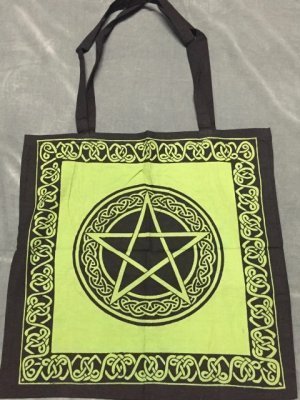 Green Pentagram Tote