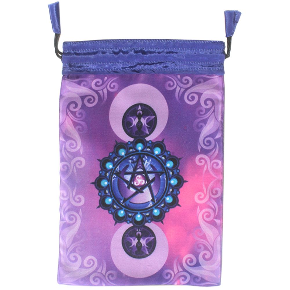 Tarot Bag Goddess / Pentagram Satin | Wicca Warehouse