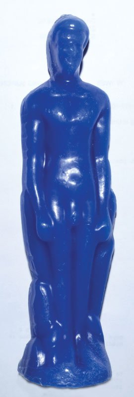 Candle Male Blue 180mm