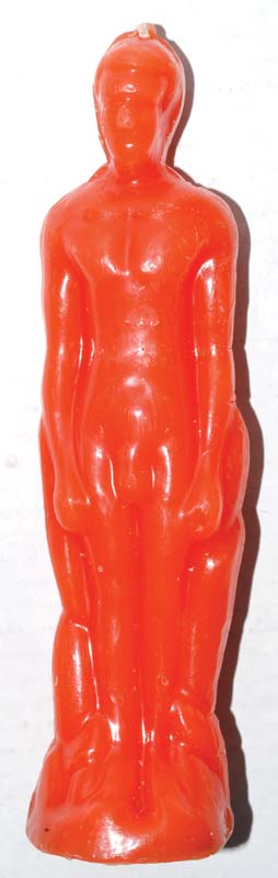 Candle Male Orange 180mm